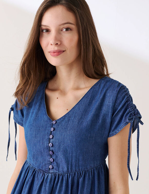 Robe longue en jean  (stone)