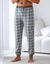 Pantalon pyjama bas resserrés - lot de 2 (carreaux bleu)