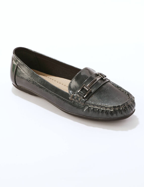 Sneakers in canvas met ajour en lage schacht, marine (grijs)