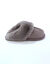 Chaussons mules col fourré (gris)