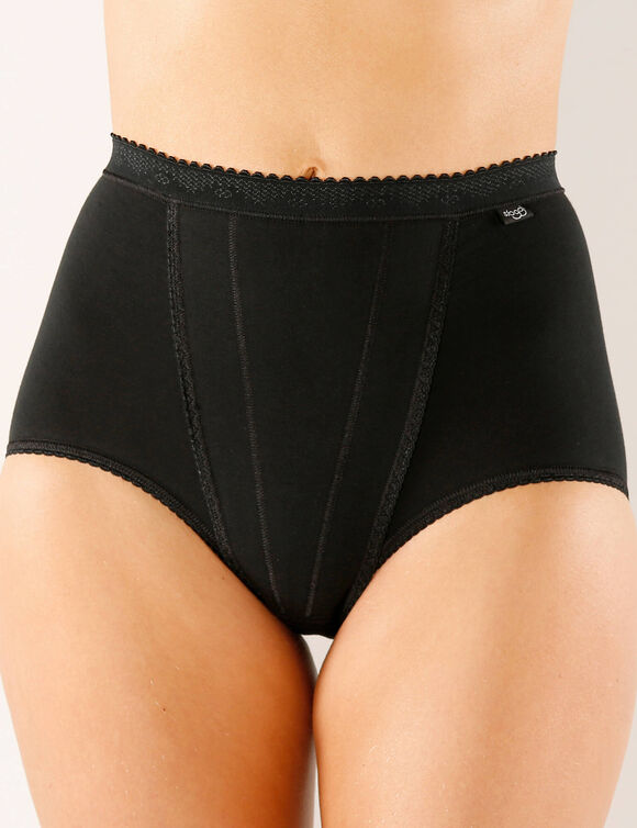 Culotte maxi Control - lot de 2 (2 noir)