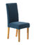 Housse textur&eacute;e bi-extensible sp&eacute;ciale chaise (bleu)