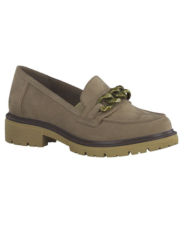 Mocassins taupe - largeur confort (taupe)