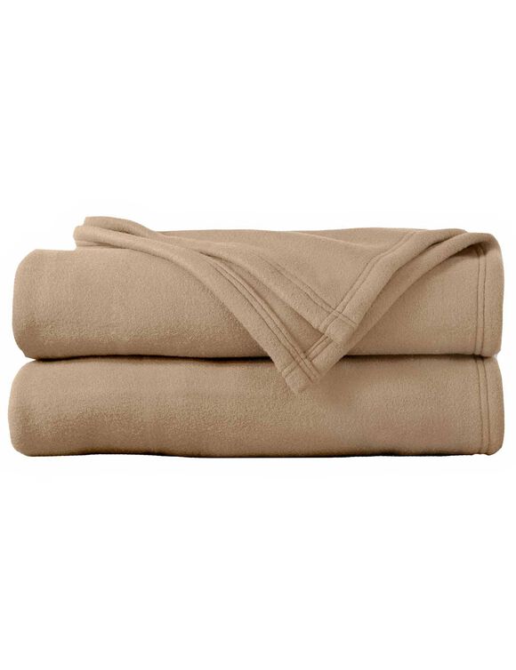 Deken in Thermotec® fleece 450g/m2, luxe kwaliteit (zandkleur)