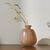Vase taupe en verre semi-opaque (taupe)