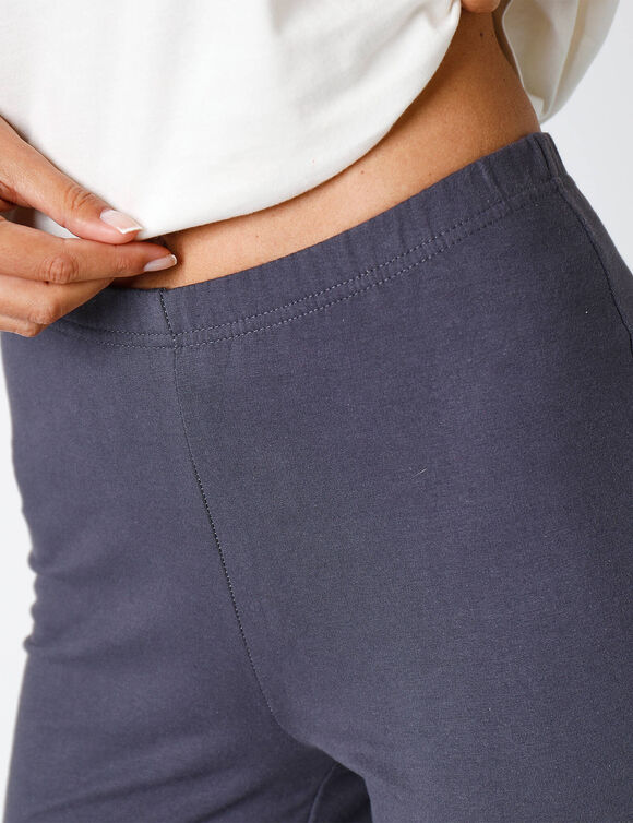 Legging bootcut, molleton chaud (anthracite)
