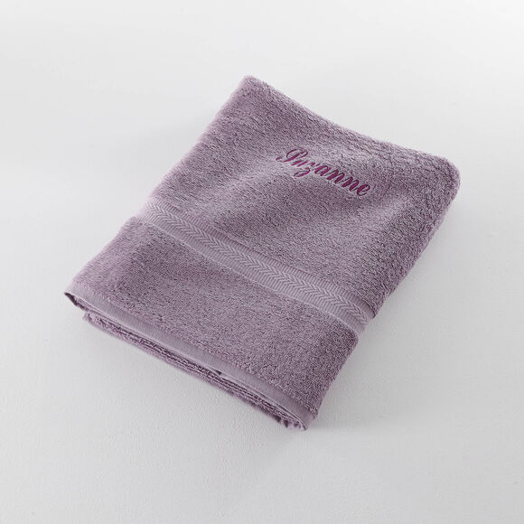Collection serviettes de bain personnalisables confort moelleux (lavande)