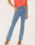 Ultracomfortabele bootcut jeans, kleine lengte (bleached)