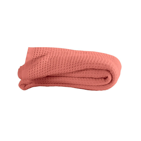 Couverture climatisante nid d'abeille 350 g/m² (terracotta)