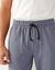 Joggingbroek in piquékatoen (jeansblauw)