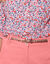 Gevlochten leren riem (roze gold)