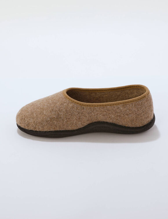 Pantoffels in ballerinamodel Airplum®, Airflex™-zolen (taupe)