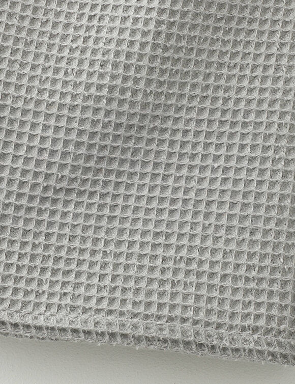 Serviette de bain nid d'abeille 320 g/m2 (gris)