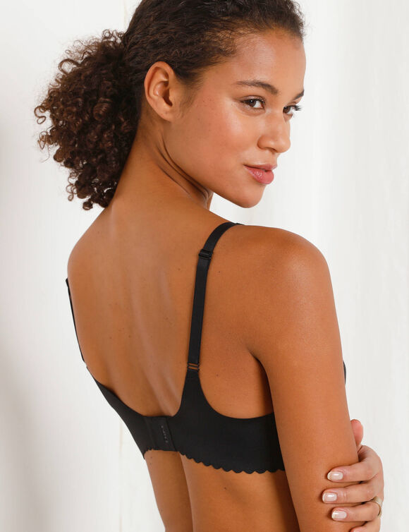 Soutien-gorge microfibre invisible Body Touch - avec armatures flexibles (noir)
