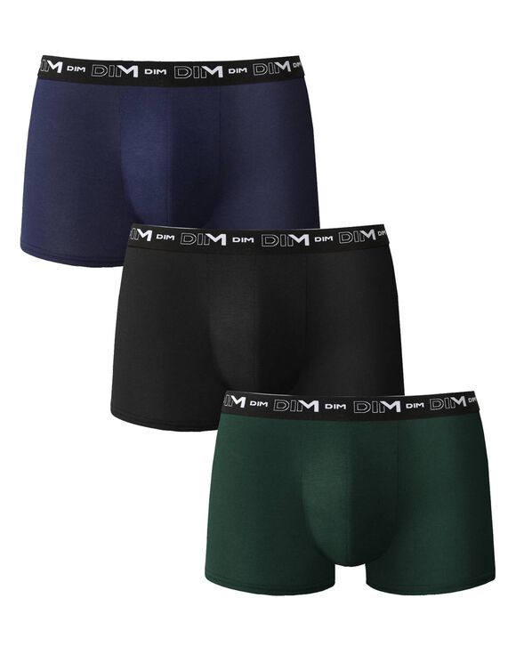 Shorty - set van 3 (zwart + blauw + groen)