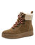 Boots à lacets cuir caramel largeur confort (karamel)