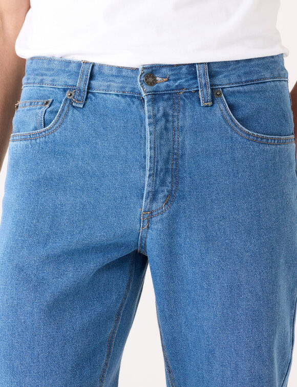 Jean droit basique - L32 (bleached)