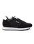 Sneakers met veters (zwart)
