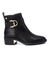Boots met hak en fantasiegesp (zwart)