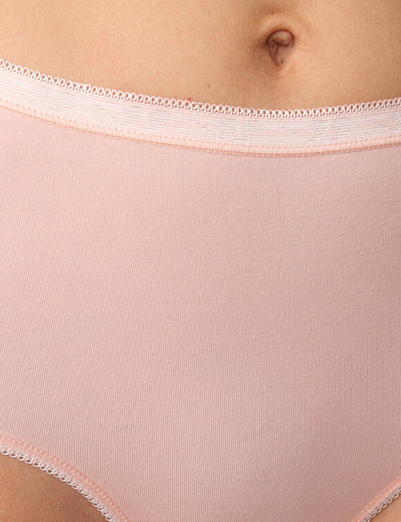 Culotte super maxi basique - lot de 3 (amande + rose + vert)