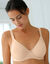 Soutien-gorge minimiseur microfibre toute douce - avec armatures (peau)