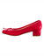 Ballerines petit talon (rouge foncé) Ballerines petit talon (rouge foncé)