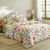 Linge de lit Lola imprimé fleuri - en coton (blanc)