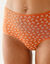 Culotte forme maxi en coton extensible imprimé "fleurettes" - lot de 10 (marine / rose)