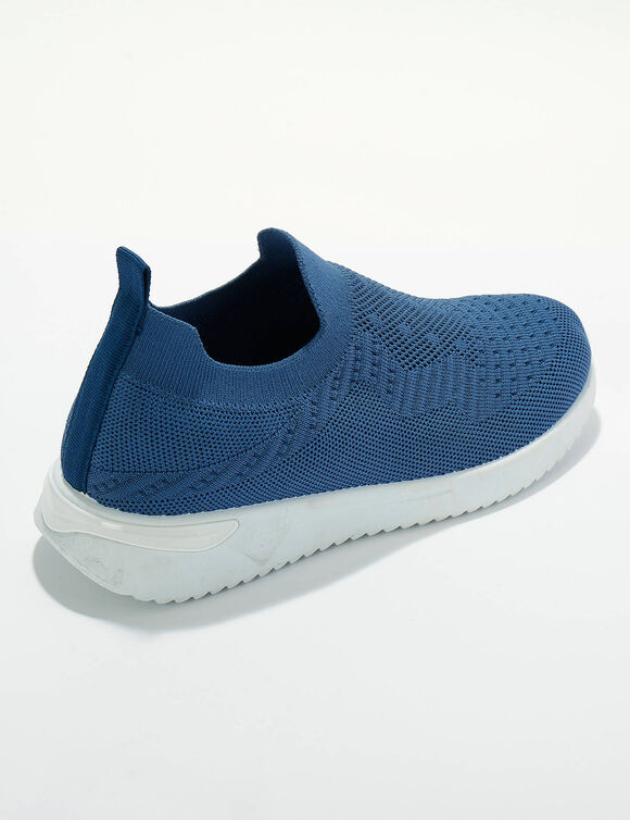 Lichte sneakers in meshtextiel, makkelijk aan te trekken (blauw)