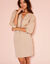 Rok in cargostijl, stretchtwill (beige)