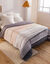 Dekbed in microvezel met Pastel print 400g/m2 (roze)