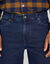 Broek met denimlook en ultrastretch - L32 (dark blue)