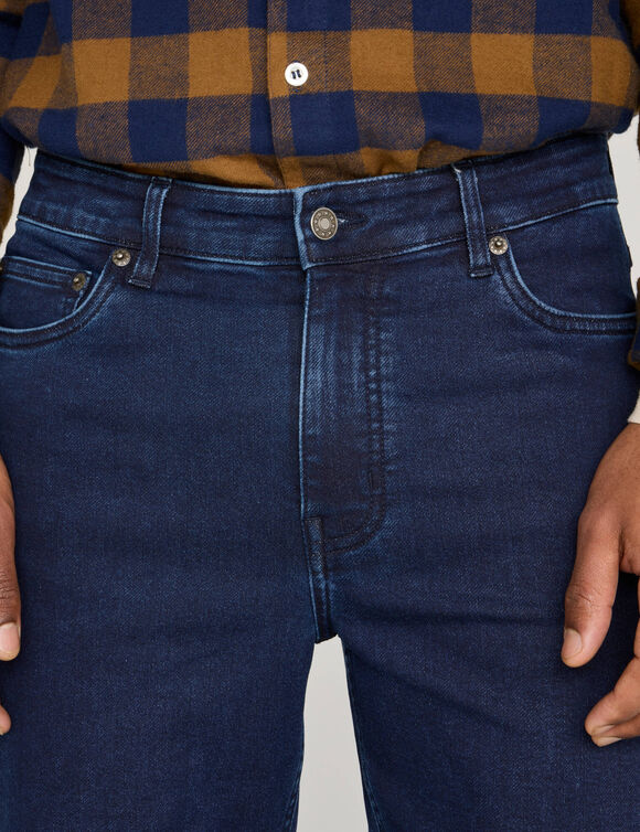 Pantalon effet jean denim ultra stretch - L32 (dark blue)