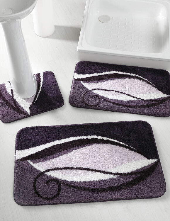 Tapis de bain fantaisie Zilla (violine)