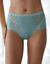 Maxislip met kant - set van 3 (oranje + blauw + eendenblauw)