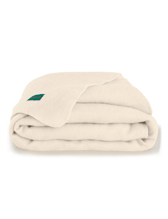 Deken in zuiver biowol, made in France (naturel)