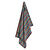 Handdoek in badstof met zwarte fond - Sets (zwart)