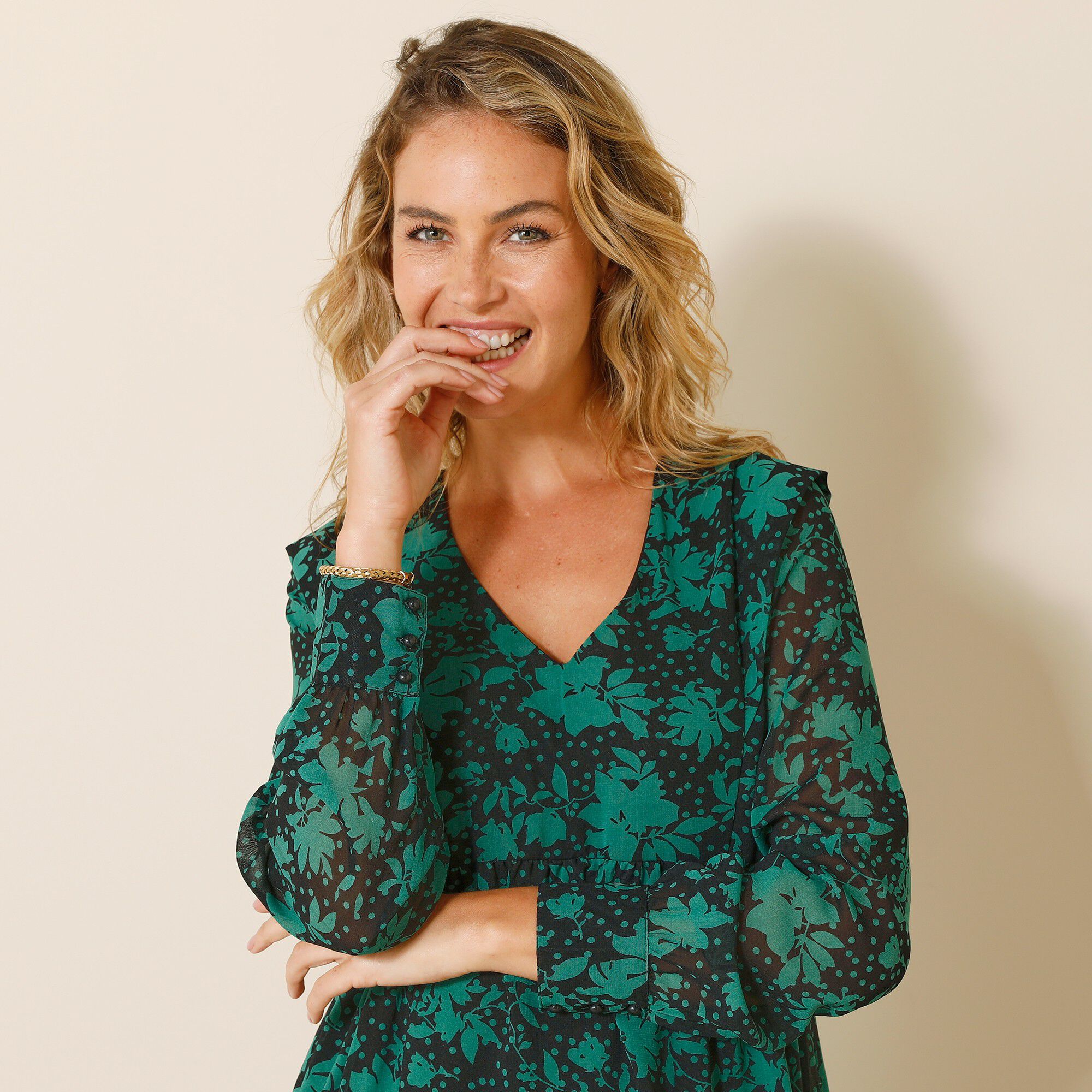 Robe discount voile imprimé