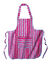 Tablier cuisine rayé forme bavette (rose)