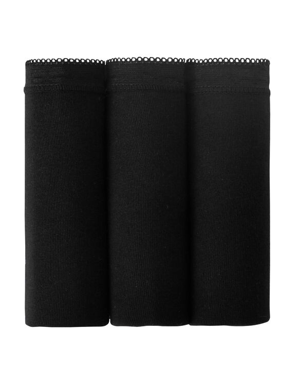 Culotte super maxi basique - lot de 3 (noir)