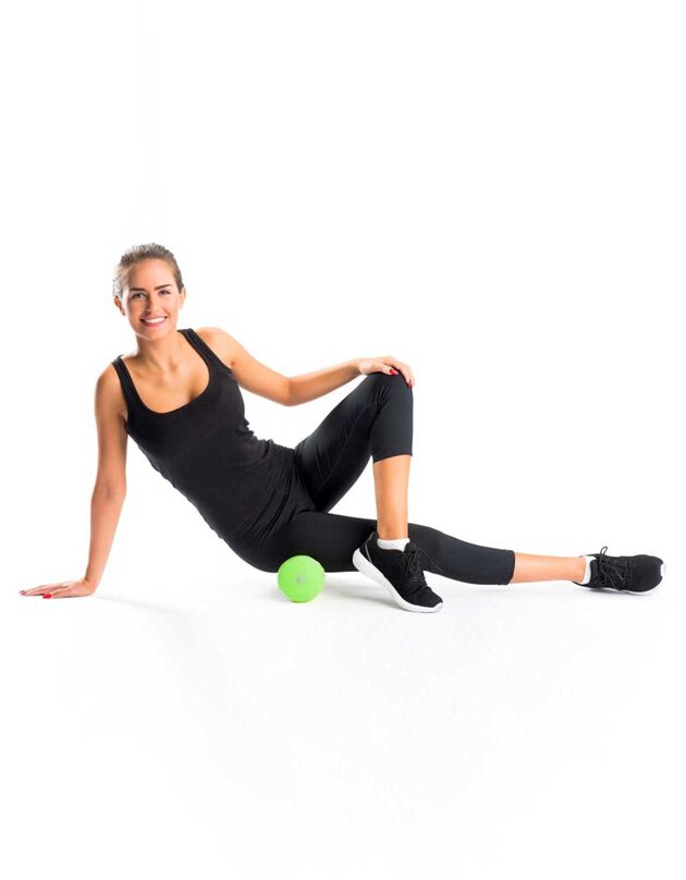 Rouleau d'auto-massage (vert/gris)