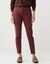 Rekbare 7/8-broek met nauwsluitend model (chocolade)