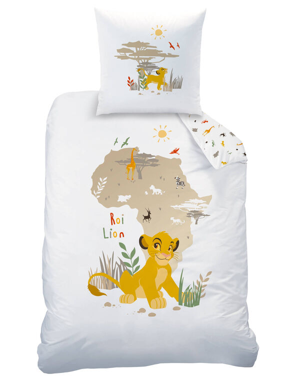 Bedset The Lion King® - katoen (wit)