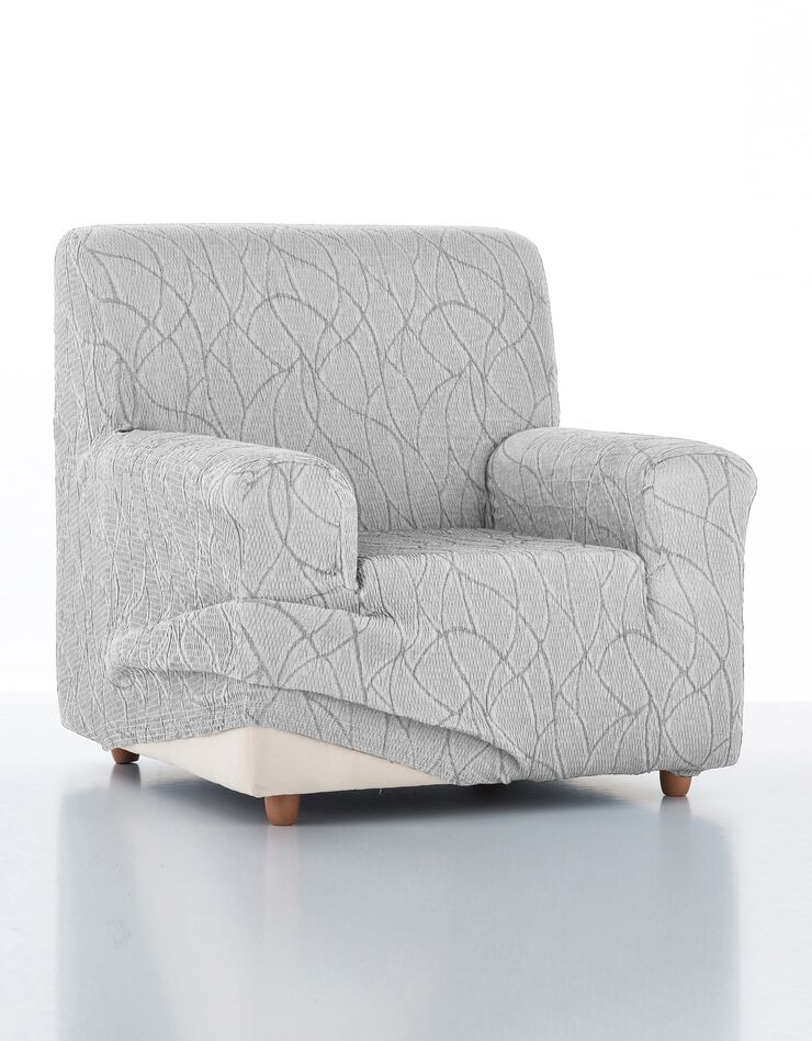 CHNSHOME Stoelhoezen voor oorstoelen, overtrek voor oorfauteuil, 2 stuks, beschermhoes, bedrukte oorfauteuil, rekbaar