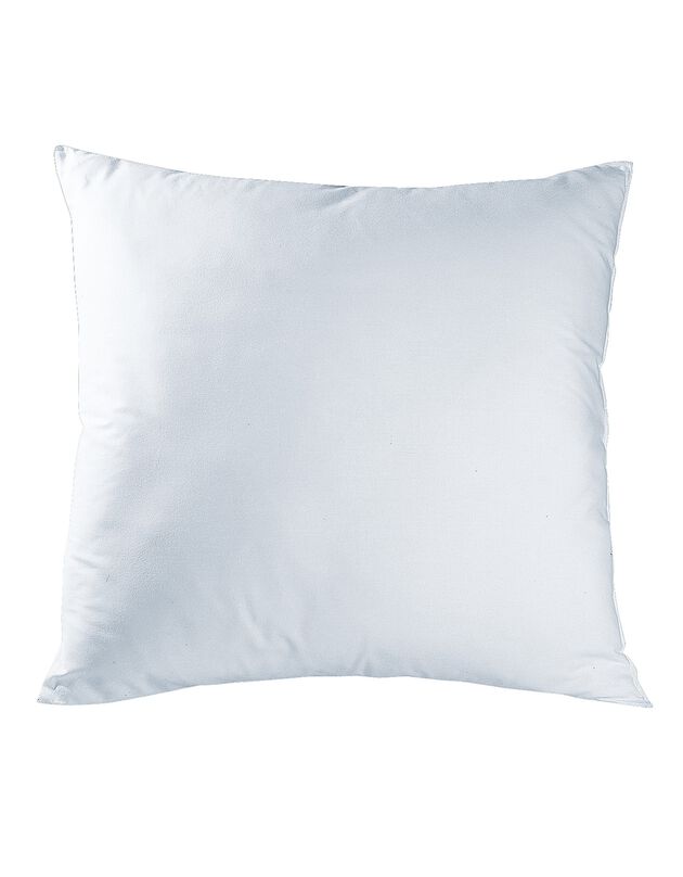 Coussin carré rectangulaire à recouvrir (blanc)