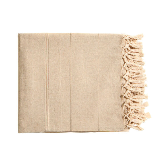 Nappe coton tissage artisanal (écru)