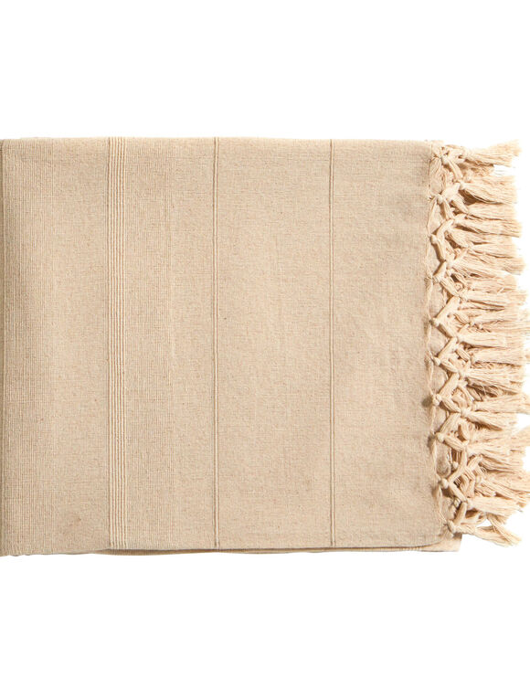 Nappe coton tissage artisanal (écru)