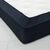 Drap-housse uni coton 57 fils/cm&sup2; - bonnet 32 cm (bleu encre)