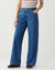 Jean large taille haute semi-&eacute;lastiqu&eacute;e &agrave; nouette (stone)