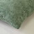 Housse de coussin unie tissage chenille - lot de 2 (groen)
